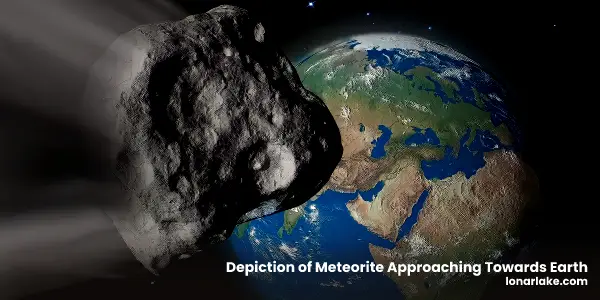 Technical Specifications About Lonar Lake | Depiction of Meteorite Approaching Towards Earth