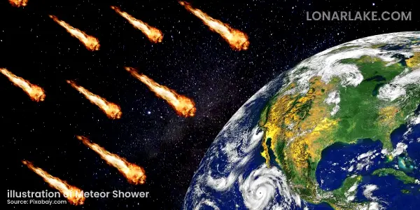 illustration of Meteor Shower